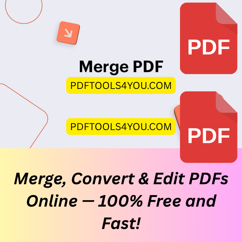 Merge, Convert &amp; Edit PDFs Online — 100% Free and Fast!
