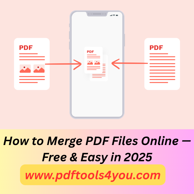 How to Merge PDF Files Online — Free &amp; Easy in 2025